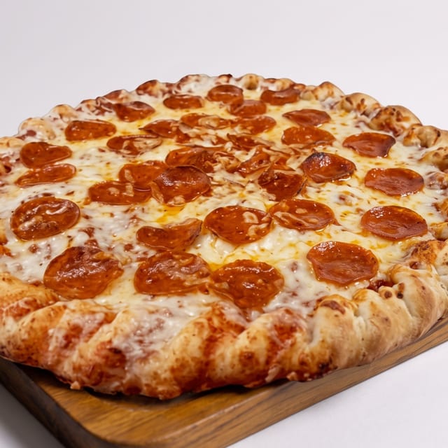 Medium 1-Topping Pizza 4pc Chicken & 8 Famous Potatoes.