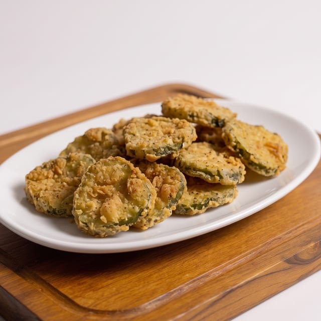 Deep Fried Pickle Chips.